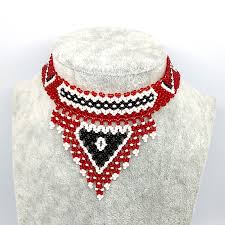 Cultural beaded necklaces