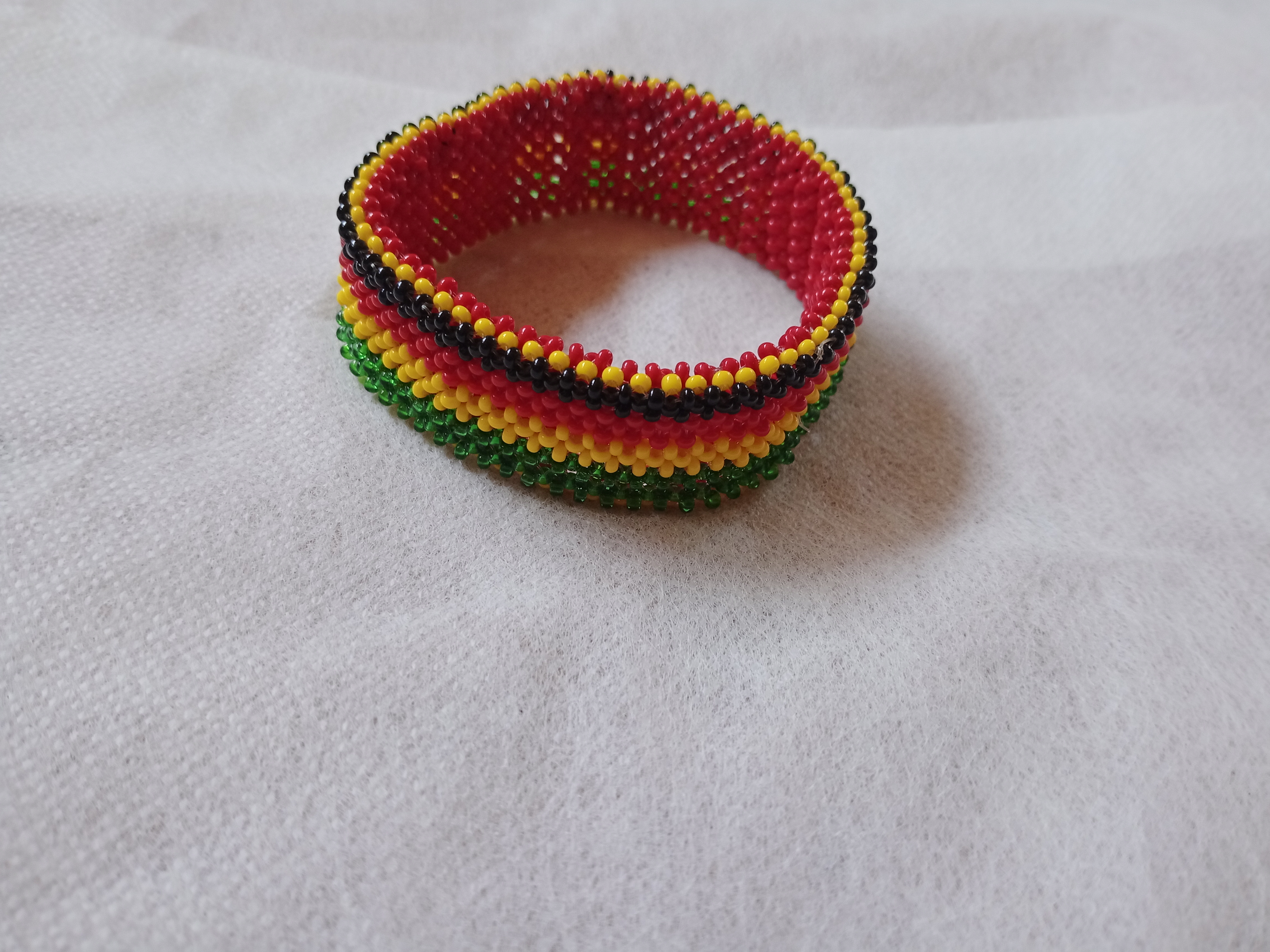 Rasta beaded bracelet