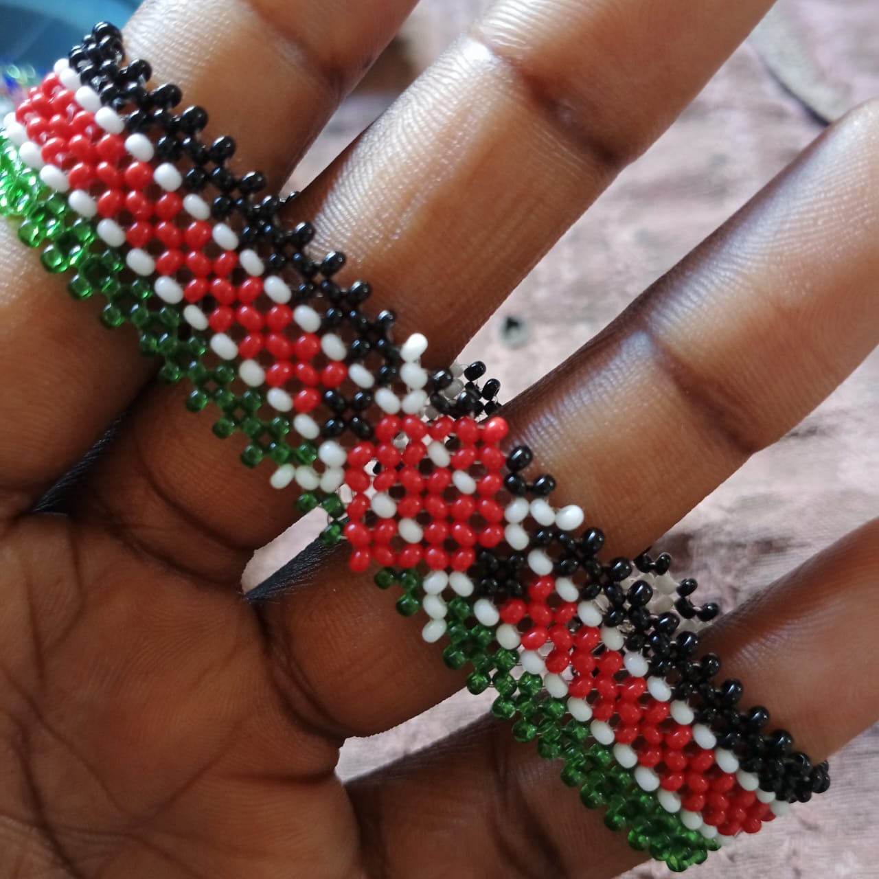 Traditional Kenyan Beaded Bracelet