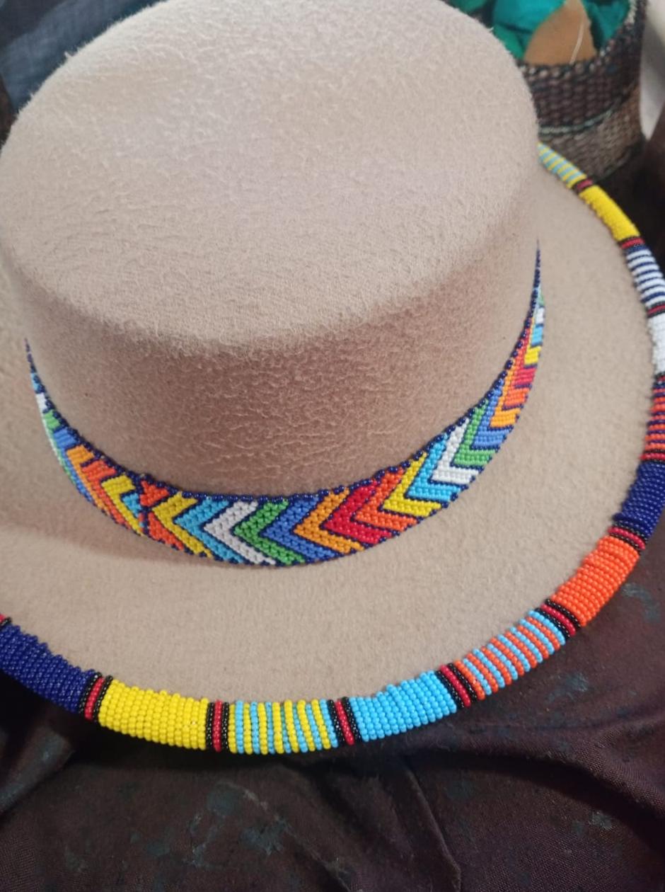 Handcrafted Beaded Hat