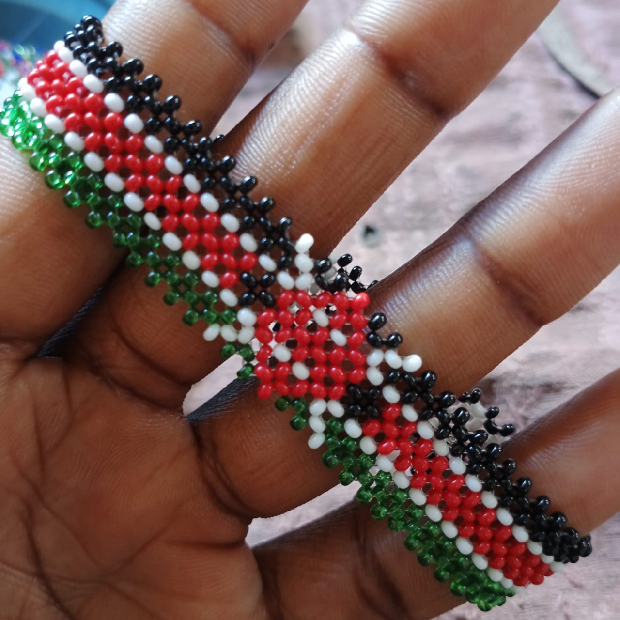 Traditional Kenyan Beaded Bracelet